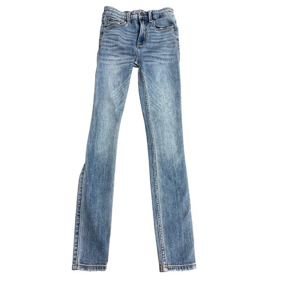 ABERCROMBIE & FITCH Super Skinny Ankle HIgh Rise Denim Jeans size 24 or 00 - Picture 1 of 6